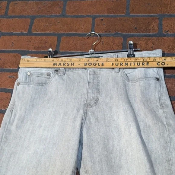 Lauren Jeans Co. W6 Y2K Gray Wash Straight Leg Vintage Denim Jeans - Picture 7 of 15